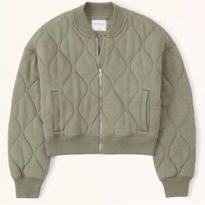A&F Soft Collection Onion Quilted Bomber